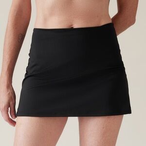 Athleta Tidal Swim Skirt, black medium, NWT